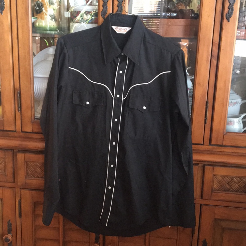 Black Western Cowboy Shirt